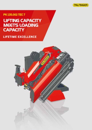 Hidraulične utovarne dizalice Palfinger PK 135.002 TEC 7 E 