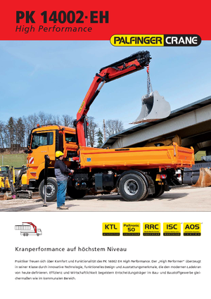 Hidraulične utovarne dizalice Palfinger PK 14002-EH D