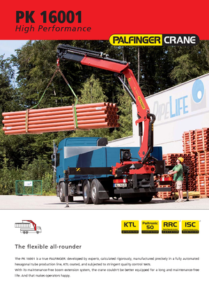 Hidraulične utovarne dizalice Palfinger PK 16001 K B