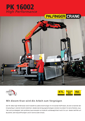 Hidraulične utovarne dizalice Palfinger PK 16002 D