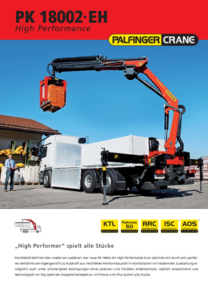 Hidraulične utovarne dizalice Palfinger PK 18002-EH E