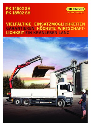 Hidraulične utovarne dizalice Palfinger PK 18502 SH E