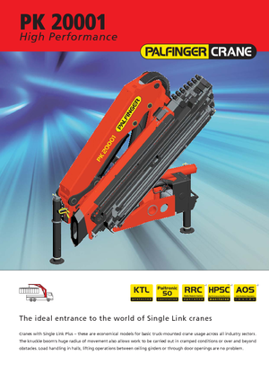 Hidraulične utovarne dizalice Palfinger PK 20001 LA 4 HPLS
