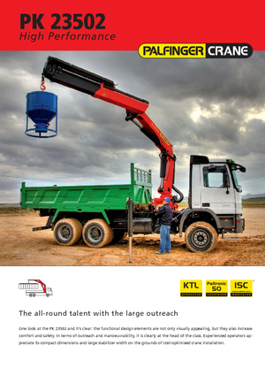 Hidraulične utovarne dizalice Palfinger PK 23502 E