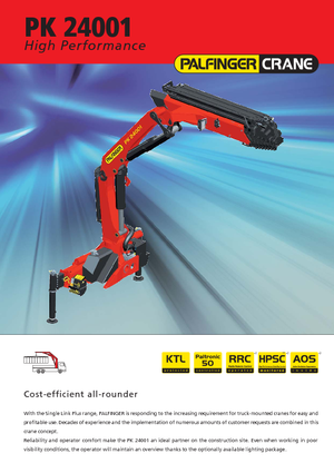 Hidraulične utovarne dizalice Palfinger PK 24001-K B