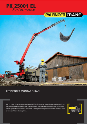 Hidraulične utovarne dizalice Palfinger PK 25001 ELA