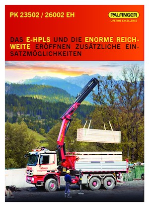 Hidraulične utovarne dizalice Palfinger PK 26002 EH F