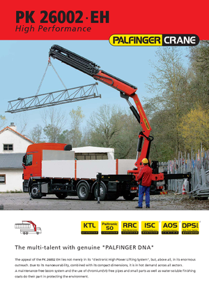 Hidraulične utovarne dizalice Palfinger PK 26002 EH F