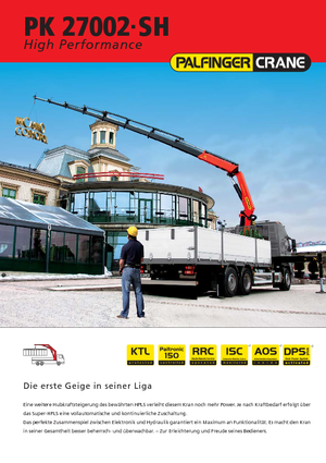 Hidraulične utovarne dizalice Palfinger PK 27002 SH F