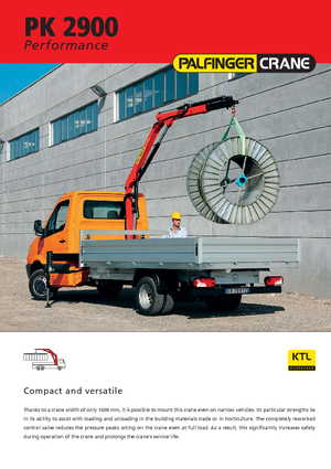 Hidraulične utovarne dizalice Palfinger PK 2900 A