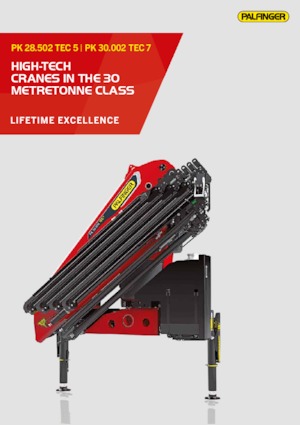 Hidraulične utovarne dizalice Palfinger PK 30.002 TEC 7 D