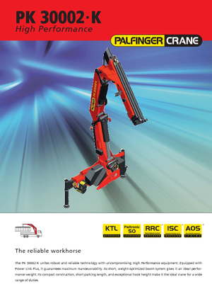 Hidraulične utovarne dizalice Palfinger PK 30002-K A