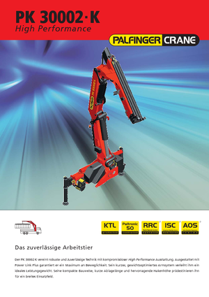 Hidraulične utovarne dizalice Palfinger PK 30002-K A