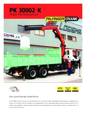 Hidraulične utovarne dizalice Palfinger PK 30002-K A