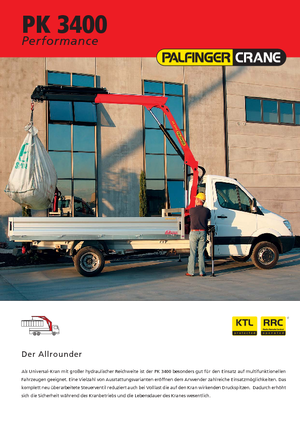 Hidraulične utovarne dizalice Palfinger PK 3400 A