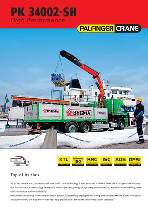 Hidraulične utovarne dizalice Palfinger PK 34002 SH G