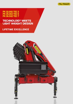 Hidraulične utovarne dizalice Palfinger PK 35.502 TEC 5 E