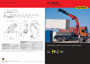 Hidraulične utovarne dizalice Palfinger PK 38502 E