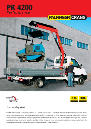Hidraulične utovarne dizalice Palfinger PK 4200 A