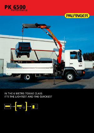 Hidraulične utovarne dizalice Palfinger PK 6500