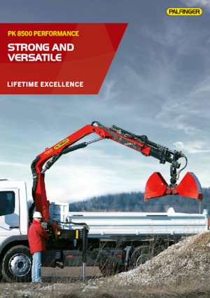 Hidraulične utovarne dizalice Palfinger PK 8500 B