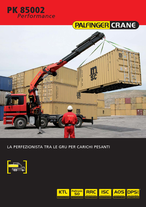 Hidraulične utovarne dizalice Palfinger PK 85002 HPLS F