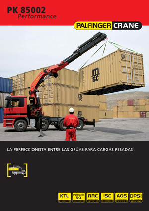 Hidraulične utovarne dizalice Palfinger PK 85002 HPLS F
