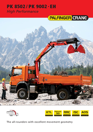 Hidraulične utovarne dizalice Palfinger PK 8502