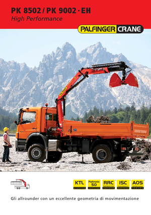 Hidraulične utovarne dizalice Palfinger PK 8502