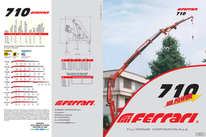 Hidraulične utovarne dizalice Ferrari® SC 710 A1 