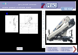Hidraulične utovarne dizalice Pesci SE 108