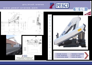 Hidraulične utovarne dizalice Pesci SE 128 H2B3