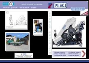 Hidraulične utovarne dizalice Pesci SE 205A