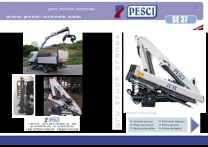 Hidraulične utovarne dizalice Pesci SE 37