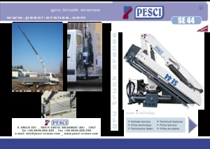 Hidraulične utovarne dizalice Pesci SE 44