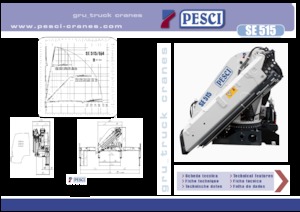 Hidraulične utovarne dizalice Pesci SE 515