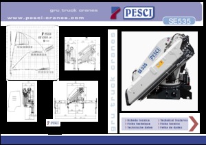 Hidraulične utovarne dizalice Pesci SE 535