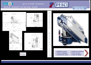 Hidraulične utovarne dizalice Pesci SE 825