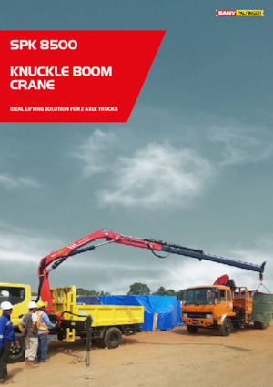 Hidraulične utovarne dizalice Sany SPK 8500 A