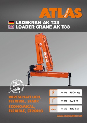Hidraulične utovarne dizalice Atlas T 33 A28