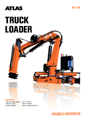 Hidraulične utovarne dizalice T-Atlas TLC 116.3 A3