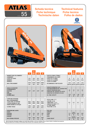Hidraulične utovarne dizalice T-Atlas TLC 55.2 A1