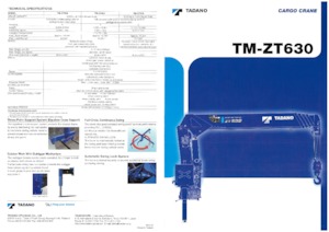 Hidraulične utovarne dizalice Tadano TM-ZT635