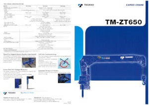 Hidraulične utovarne dizalice Tadano TM-ZT655