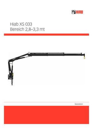 Hidraulične utovarne dizalice Hiab XS 033 D-4 DUO