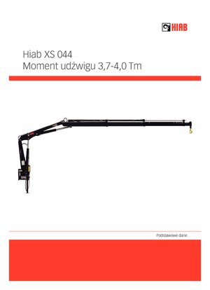 Hidraulične utovarne dizalice Hiab XS 044 D-4 CLX