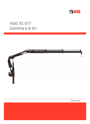Hidraulične utovarne dizalice Hiab XS 077 B-2 HIDUO