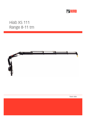 Hidraulične utovarne dizalice Hiab XS 111 B-3 HIDUO