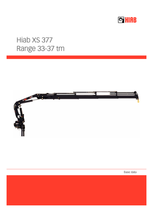 Dizalice na valjak Hiab XS 377 E-6 HIPRO Jib 70 X-3