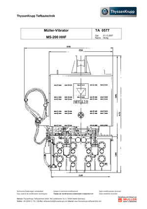 Vibro čekići Müller MS 200 H HF